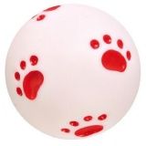 Игрушка для собак Trixie мяч-след со звуком винил